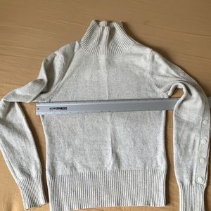 Moth woman’s sweater cotto/ nylon/ wool blend, size s, beige color